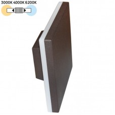 Φωτιστικό Απλίκα LED 10W 230V 1000lm CCT Αλουμινίου Σκουριά IP54 9-81081